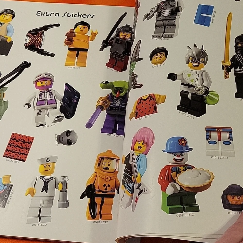 DK Lego Ultimate Sticker Collection Book Minifigures New Series 1-7